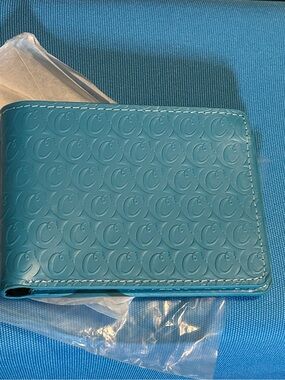 Cookies Men's Teal Leather Wallet